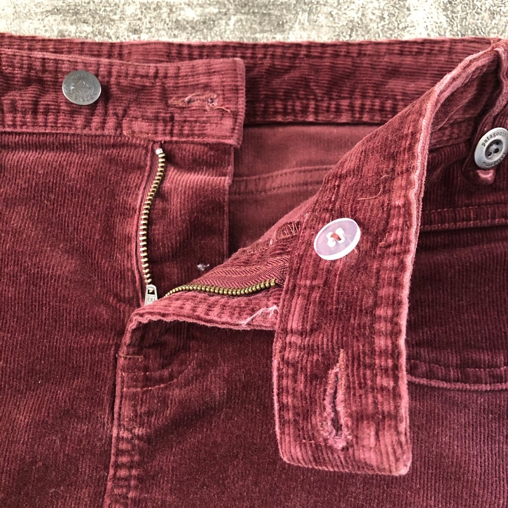 Patagonia Organic Cotton Corduroy Skirt Burgandy - Picture 7 of 9
